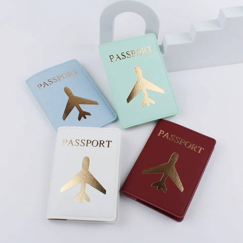 Travel.Accessories News - New Hot Stamping Plane Passport Cover