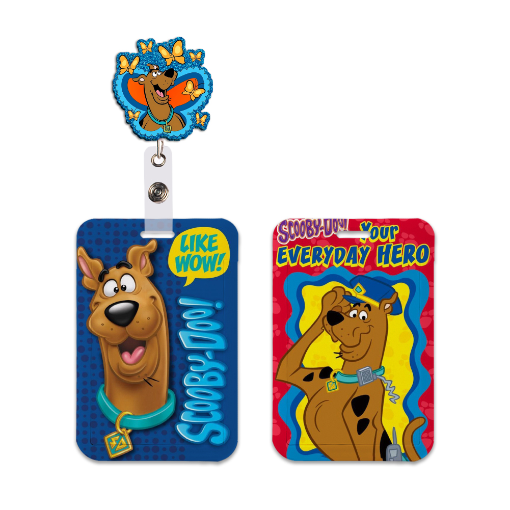Travel Accessories Dog - Cartoon Dog Card Case Lanyard ID