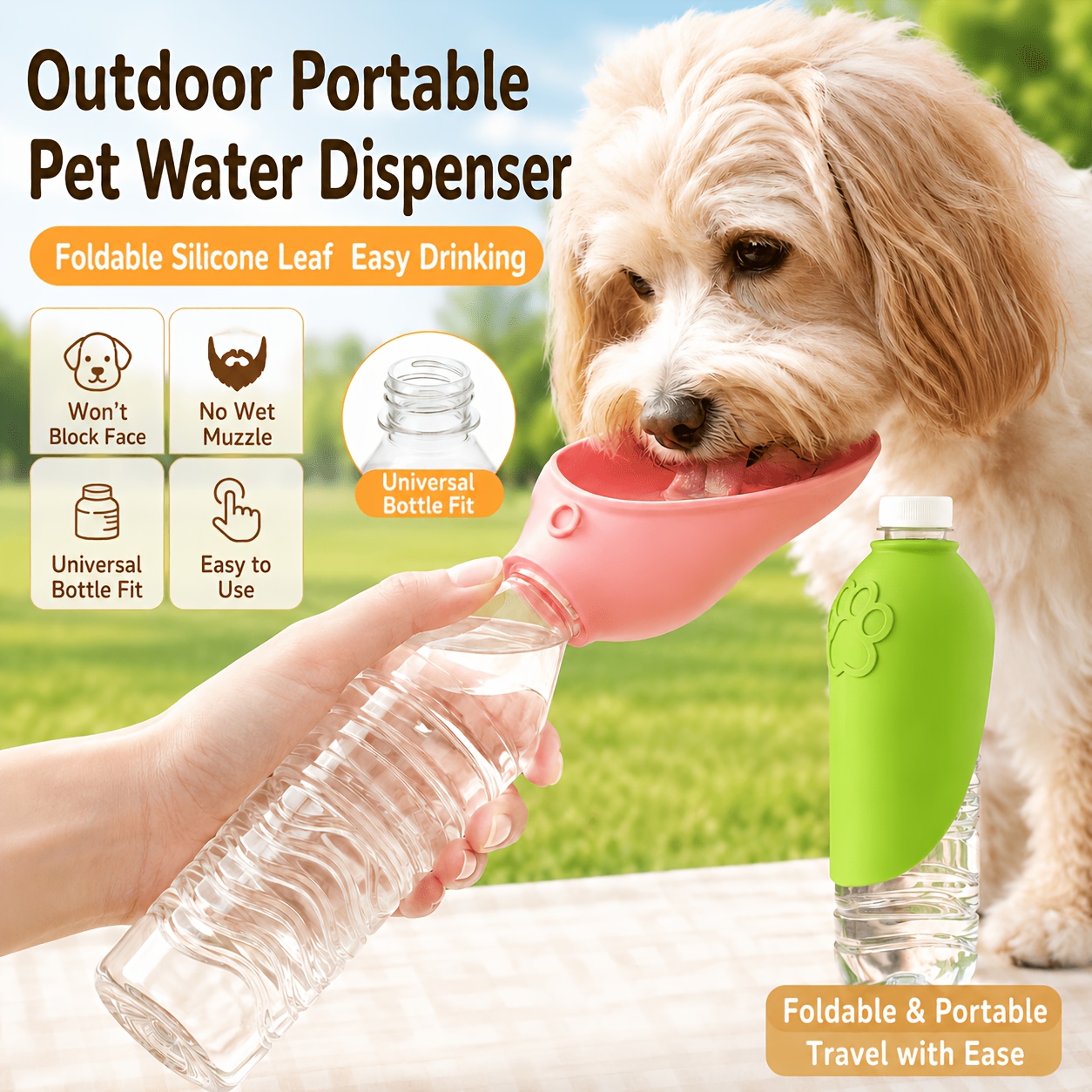 Travel Accessories Dog - Portable Outdoor Water Cup Dog Travel