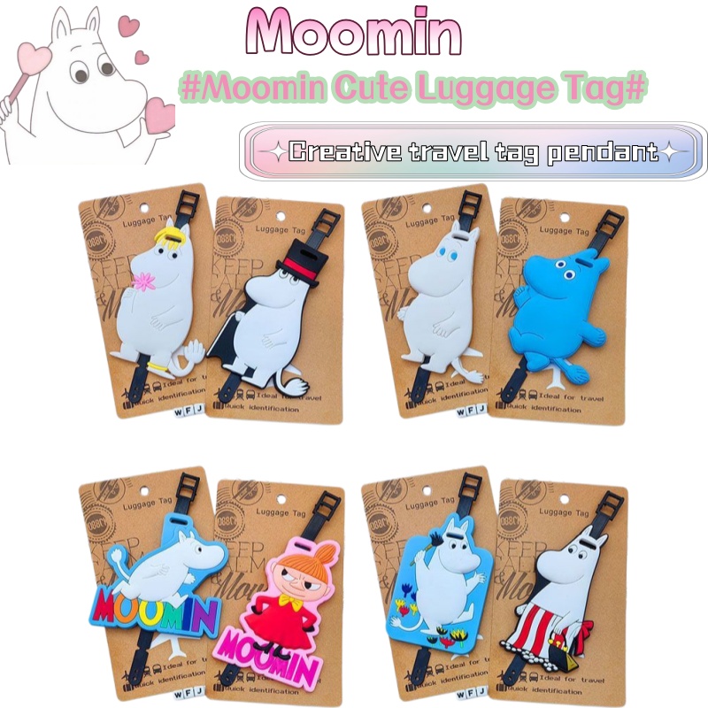 Travel Accessories Organizer - Cartoon Anime Little Chubby Moomin Boarding