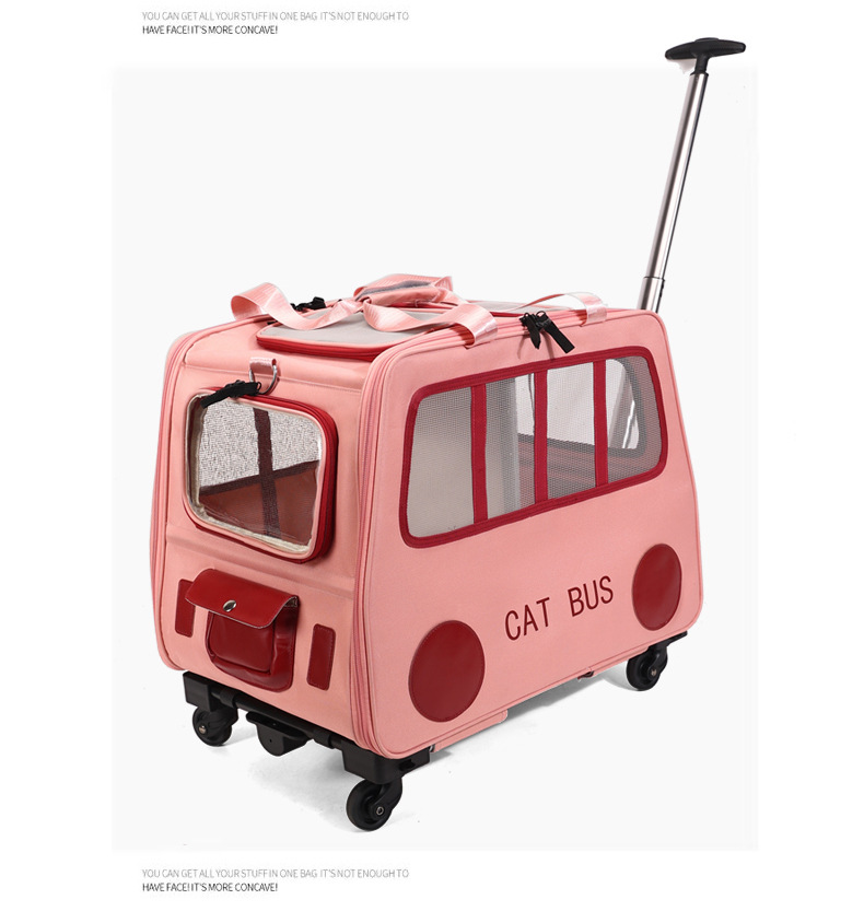 Travel Accessories Dog - Multifunctional Pet Travel Trolley Case Portable