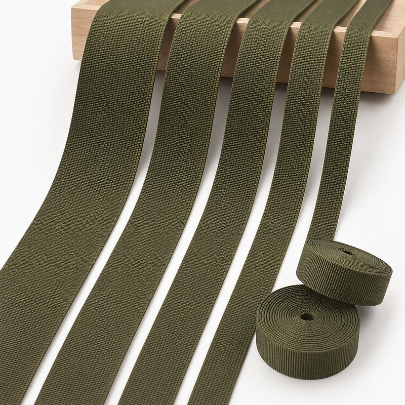 Travel Accessories To Sew - 2-10M 20-50mm Nylon Webbing Tape Army