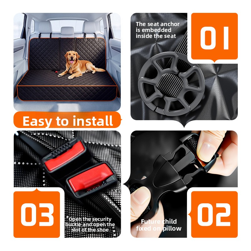 Pet Car Seat Isolation Mat Dog - đánh giá và giá Travel Accessories Dog