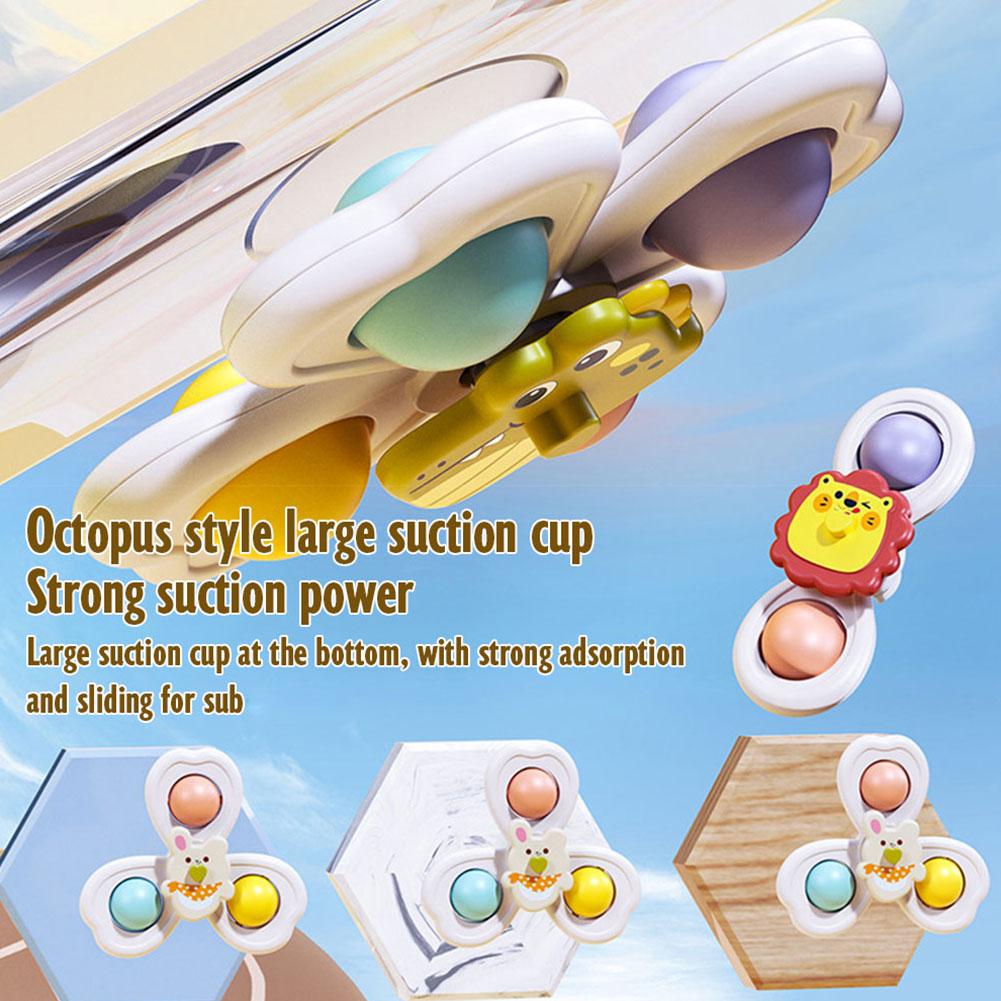 3PCS Suction Cup Rotating Toy  - đánh giá và giá Travel Accessories With Baby