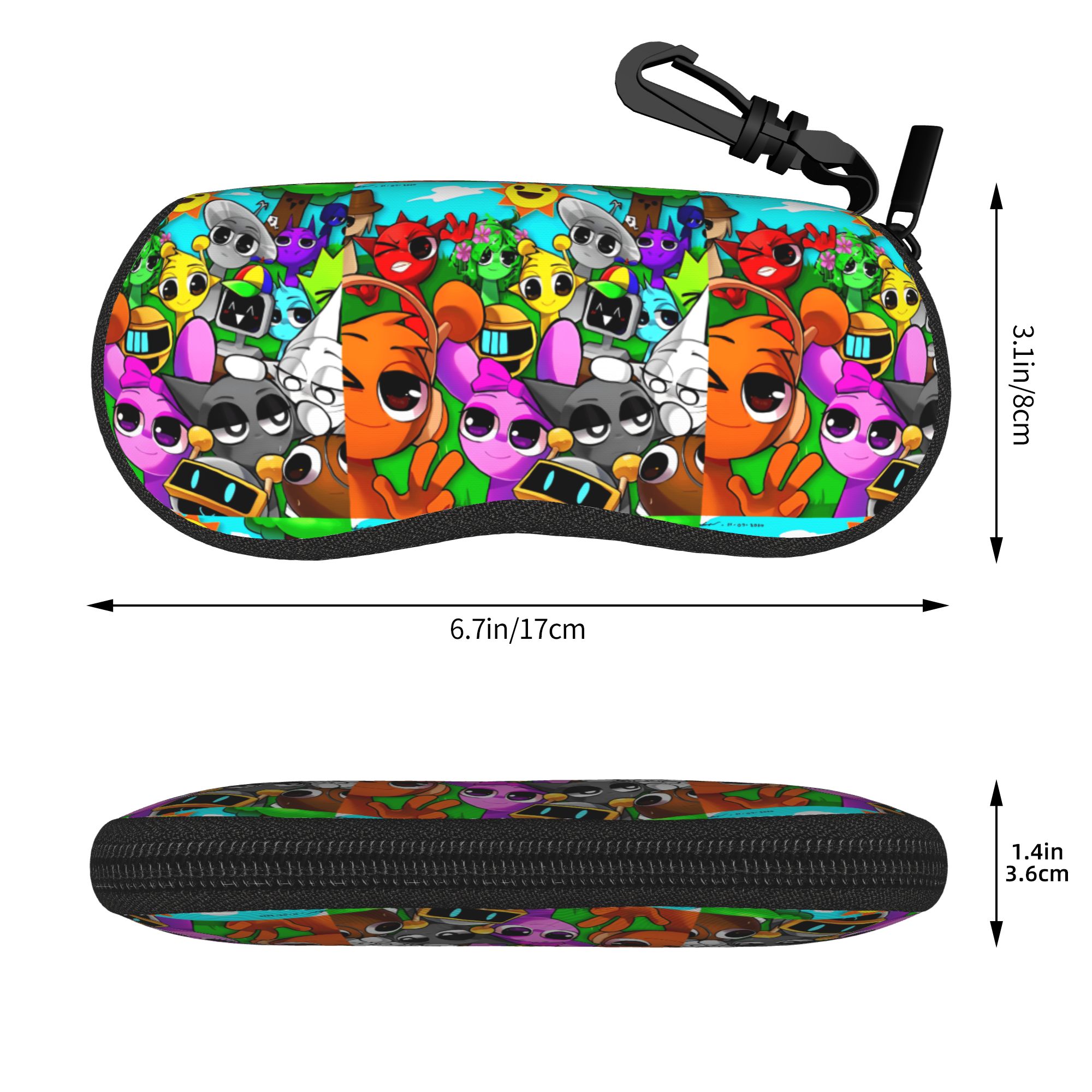S-Sprunki Game Glasses Case Co - đánh giá và giá Travel.Accessories News