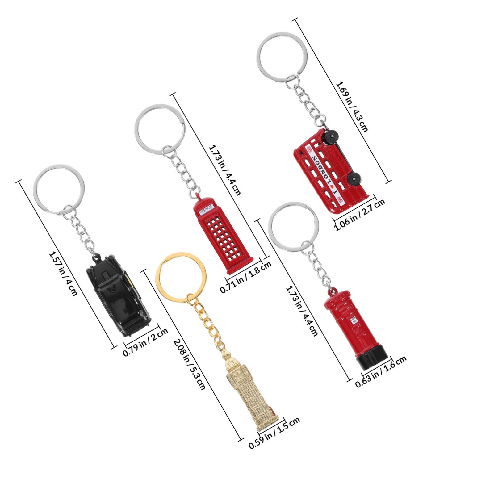 5Pcs London Souvenir British K - đánh giá và giá Travel Accessories London