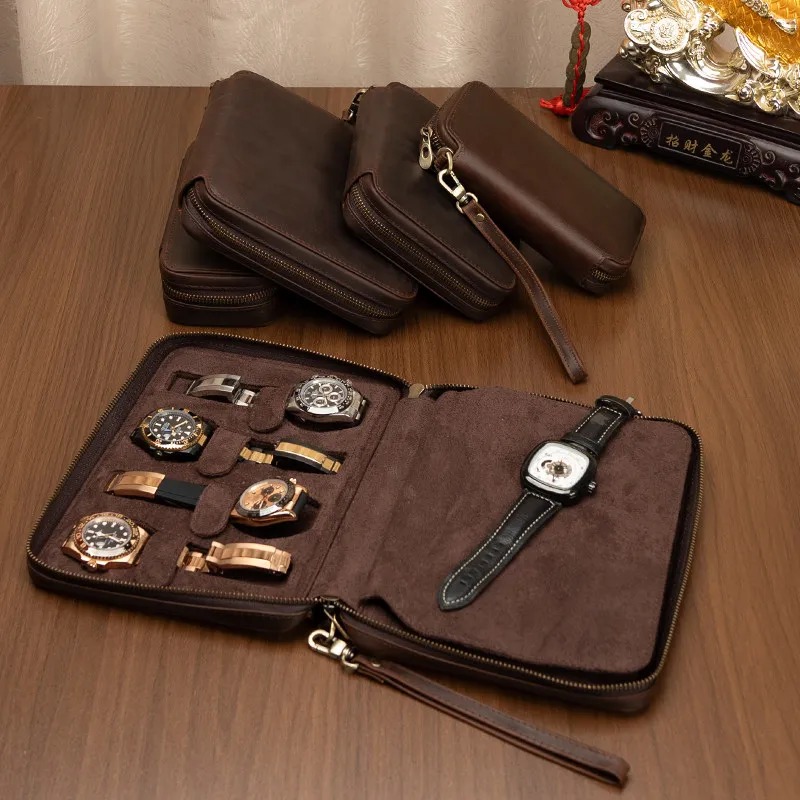 Leather Watch Storage Box Stur - đánh giá và giá Travel.Accessories News