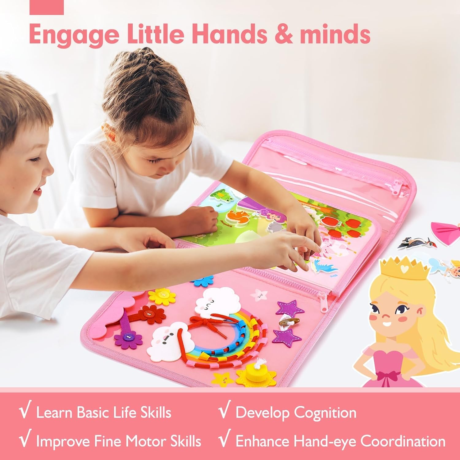 Toddler Busy Board Toys Montes - đánh giá và giá Travel Accessories With Baby