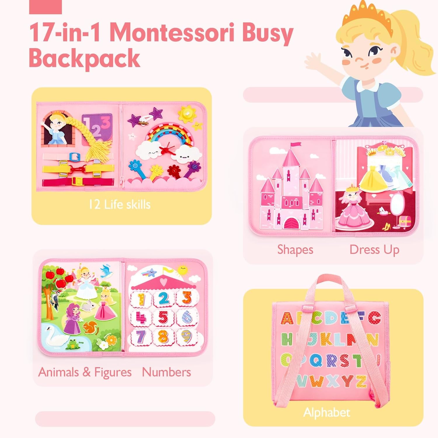 Toddler Busy Board Toys Montes - đánh giá và giá Travel Accessories With Baby
