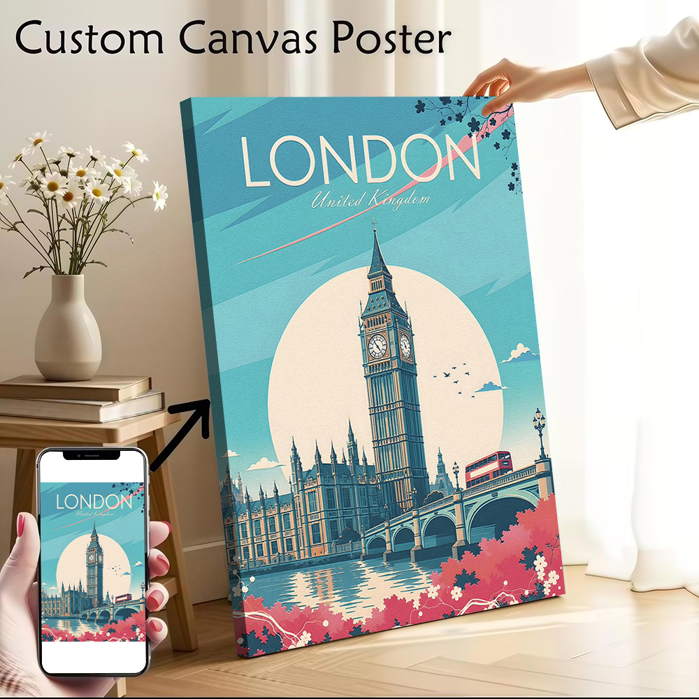 London Travel Canvas Poster Wa - đánh giá và giá Travel Accessories London