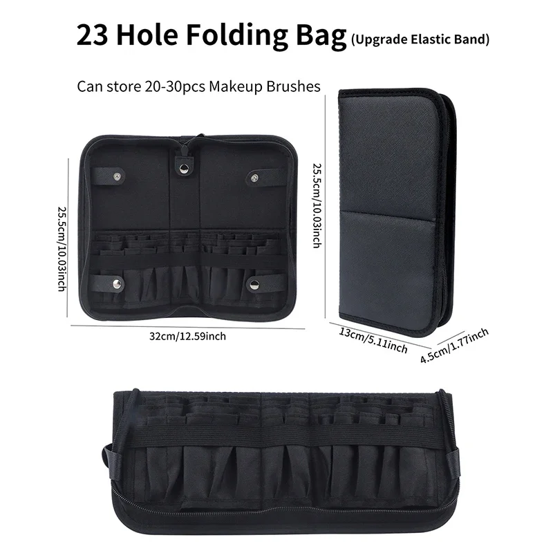29/23 Holes Foldable Makeup Br - đánh giá và giá Travel Accessories Organizer Bag